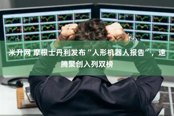 米升网 摩根士丹利发布“人形机器人报告”，速腾聚创入列双榜