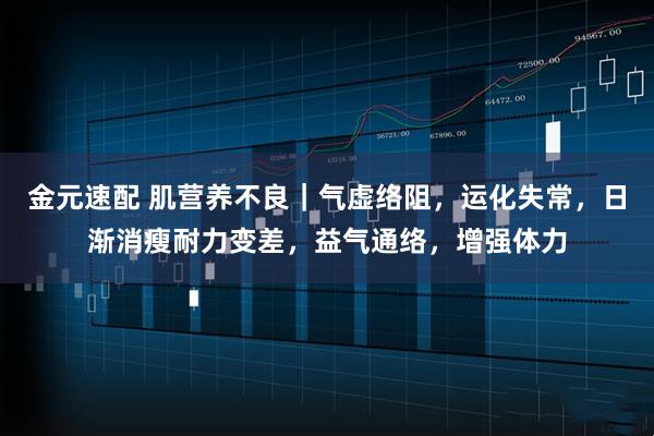 金元速配 肌营养不良｜气虚络阻，运化失常，日渐消瘦耐力变差，益气通络，增强体力